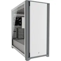 Corsair 5000D Tempered Glass, Midi Tower, PC, Weiß, Kunststoff, Stahl, Gehärtetes Glas, Gaming, 17 cm