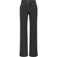 ONLY Juicy Wide Leg Hochtaillierte Jeans Schwarz 29 / 30 Damen Schwarz 29