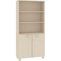 vidaXL Highboard HAMAR Massivholz Kiefer Honigbraun