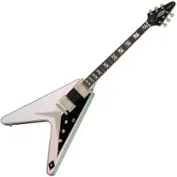Epiphone Flying V Benutzerdefinierte Futura Quicksilver Verschiebung