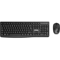 Nilox CT20 Tastatur- und Maus-Set mit italienischem Layout, 12 Medientasten, optische 1600-DPI-Maus und 3 Tasten