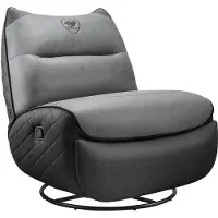 Cougar Overlord Neo Gaming sofa Upholstered padded seat Black, Grey