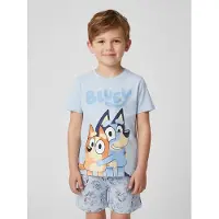 Bluey Pyjama, Hellblau, 104-110