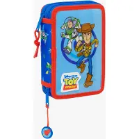 Toy story Good Vibes 12.5x19.5x4 Cm Double Mäppchen Blau Mann Blau One Size