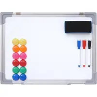 Décoshop26 - Magnetische Whiteboard-Tafel mit Zubehör 40 x 30 cm 04_0005118
