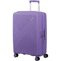 American Tourister Diablast Spinner 68 cm - Erweiterbar 81/91 Liter - 68x47x31/34 cm - purple pulse
