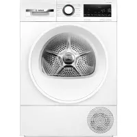 Bosch Serie 6 WQG24502FR, Freistehend, Frontlader, Wärmepumpe, Weiß, Drehregler, Berührung, Rechts