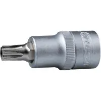 Ks Tools Werkzeuge-Maschinen GmbH 1/2" Bit-Stecknuss Torx mit Stirnlochbohrung, TB55, auf Hänger