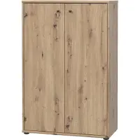 Freiraum Kommode TEMPRA 2, Artisan Eiche Nachbildung, 111x74x34,8 cm (HxBxT), 2 Türen, 2 Einlegeböden