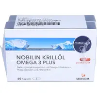 NOBILIN Krillöl Omega-3 Plus Kapseln 2x60 St