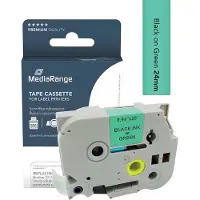 MediaRange Schriftband kompatibel zu Brother TZe-751, Permanent haftend, 24 m...