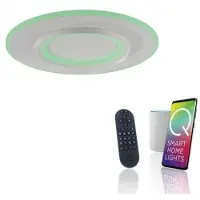 Paul Neuhaus LED-Pendelleuchte Q-KALINA weiß dimmbar Smarthome mit ZigBee-App RGB/2700-5000K PN 6503-16