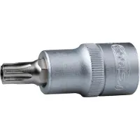 Ks Tools Werkzeuge-Maschinen GmbH 1/2 Bit-Stecknuss Torx mit Stirnlochbohrung, TB50, auf Hänger