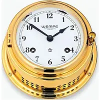 Wempe - CW310010 - Glasenuhr - 150mm - Messing - arabische Ziffern - BREMEN II