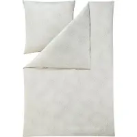 Estella Mako Interlock Jersey Bettwäsche Pippa ecrue 160x210 cm + 65x100 cm