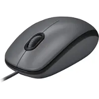 Logitech M100, Beidhändig, Optisch, USB Typ-A, 1000 DPI, Schwarz