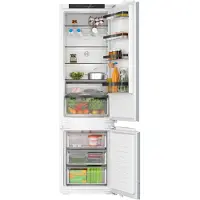 Bosch AccentLine KIN96SFD0 - Serie 4 Kühl- Gefrierkombination mit 5 Jahre Garantie, Flachscharnier, Nische 194 cm
