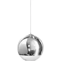 Azzardo SILVER BALL Pendelleuchte, 1x E27 60W (ohne Leuchtmittel), 40cm, IP20, Chrom