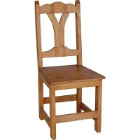 MiaMöbel Esszimmerstuhl Mexico Möbel 44x100x45 cm Landhausstil Massivholz Pinie Honig