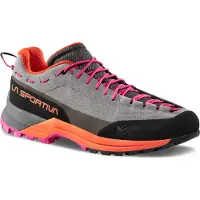 La Sportiva TX Guide Leather Woman, Grey/Cherry Tomato, 36, Approach, Shoes -