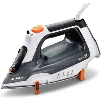 Ariete 6190/00, Trocken- & Dampfbügeleisen, Keramik-Ultra-Glide-Sohlenplatte, 155 g/min, Grau, Schwarz, 30 g/min, 0,32 l