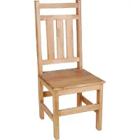 MiaMöbel Esszimmerstuhl Mexico Möbel 44x105x44 cm Landhausstil Massivholz Pinie Honig