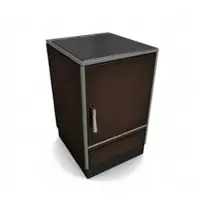 Glutos Küchenherd HH 02 G | braun | Scharnier rechts | 5,5 kW