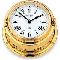 Wempe - CW310007 - Glasenuhr - 150mm - Messing - römische Ziffern - BREMEN II