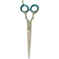 Tools-2-groom Schere gerade 17,8 cm Stahl grau/blau