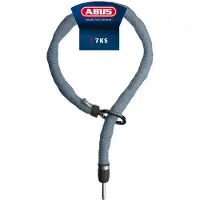 ABUS Einsteckkette ADAPTOR CHAIN Superior 7KS passend zum Rahmenschloss oder zur Alarmbox 2.0 - 7 mm starke Stahlkette mit ovalem Loop - Fahrradschloss für Fahrrad und E-Bike - Länge 100 cm, blau