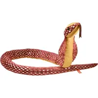 Ginza.se Kuscheltier - 137 cm - Folien-Kobraschlange - - One Size - Kuscheltiere