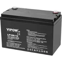Rebel Vipow 12V 100Ah Gel-Batterie USV-Stromversorgung