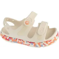 Crocs Kinder Holzschuhe, leichte Kunststoff-Schuhe in Creme, für warme Sommertage