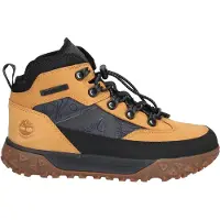 Timberland für Jungen. TB1A649C2311 GreenStride Motion 6 braune Lederstiefeletten (32), Wohnung, Schnürsenkel, Lässig, Draußen, Kinderbeklei