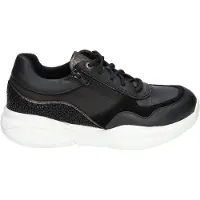Xsensible SWX11 Schwarz - Damenschuhe Bequeme Schnürschuhe, Schwarz