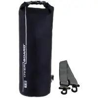 Overboard wasserdichter Packsack 12 Liter Schwarz