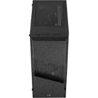 Aerocool Menace Saturn FRGB, Midi Tower, PC, Schwarz, ATX, micro ATX, Mini-ITX, ABS Synthetik, SPCC, Stahl, 15,7 cm