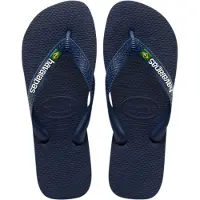 Havaianas Flip Flops Brasil Logo Navy Blau-Schuhgröße 41 - 42