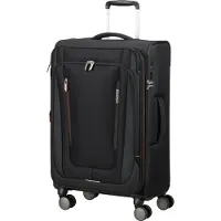 American Tourister Wanderlite Spinner M - Erweiterbar 73/81 Liter - 68x43x29/32 cm - shadow black