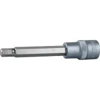 Ks Tools Werkzeuge-Maschinen GmbH 1/2 Bit-Stecknuss Innensechskant, lang, 10mm, auf Hänger