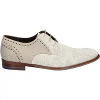 Floris van Bommel Herren Business Schuhe Sfm-30361 De Stapper - Beige - Größe 43⅓