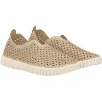 Ilse jacobsen Slipper Damen TULIP3223 Glitter Platin Pearled Ivory-Schuhgröße 40