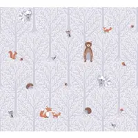 A.S. Création Vliestapete "Little Love" Motiv abstrakt naturalistisch glatt Kindertapete Tapete Wald Tapeten Kinderzimmer Schlafzimmer Design Büro