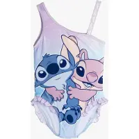 Disney Stitch Badeanzug, Blau/Lila, 110-116