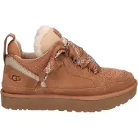 Ugg - Warme Wildleder-Sneakers - W Lowmel Chestnut für Damen aus Wolle - Größe 37 - schwarz
