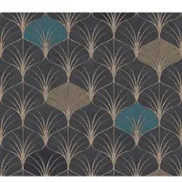 A.S. Création Vliestapete "Pop Style" gemustert ornamental glatt Geometrische Tapete Retro Tapeten Wohnzimmer Schlafzimmer Küche Design