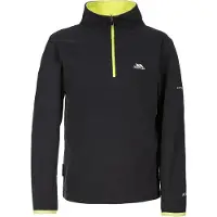 Trespass Etto Fleece Mit Halbem Reißverschluss Schwarz 3-4 Years Jungen,Mädchen Schwarz 3-4 Years