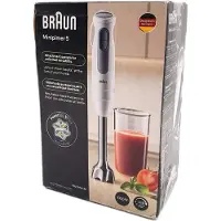 Braun MultiQuick 5 MQ 50001 M, Pürierstab, 1,2 m, 1000 W, Grau, Weiß