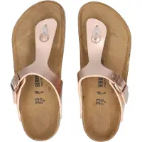 Birkenstock Zehentrenner Gizeh Electric Metallic Copper Narrow Kinder-Schuhgröße 34