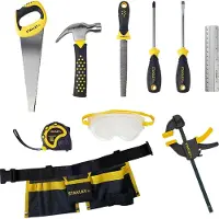 Stanley Jr. Werkzeug - 10 Teile - Gelb - Stanley Jr. - One Size - Werkzeug